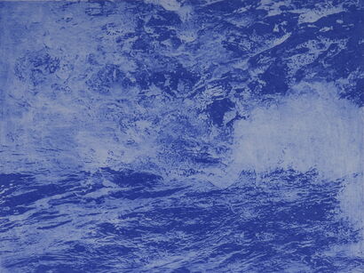 In the Waves  - a Paint Artowrk by Irena Krizman
